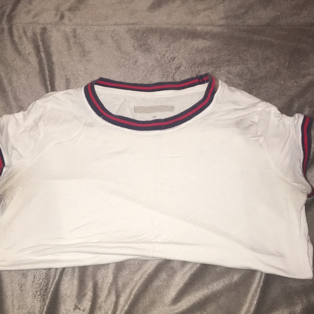 Red, White, & Blue Ribbed Tee